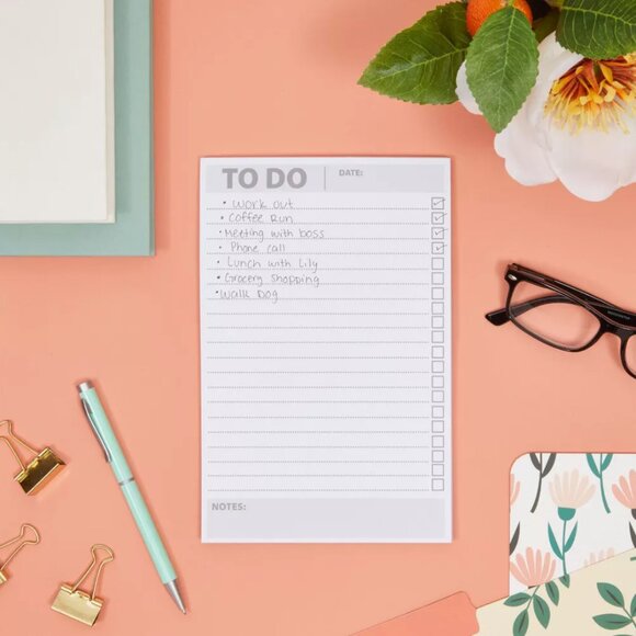 Paper Junkie 6 Pack To Do List Notepads, Daily Reminder Checklist (8.5 x 5.5 In) - Picture 3 of 10